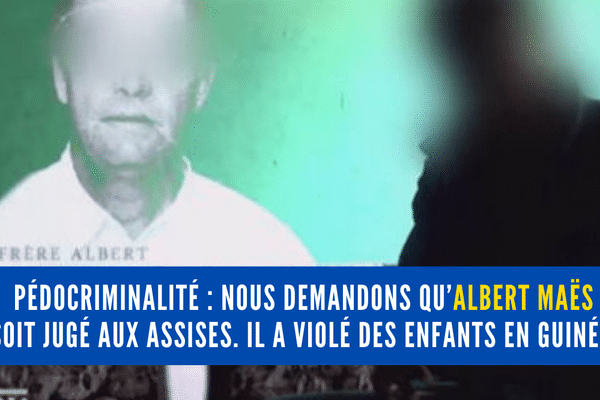 Un collectif de militants et de victime de pédocriminalité se mobilise à Lyon pour obtenir réparation des abus que le frère Maës a reconnus.