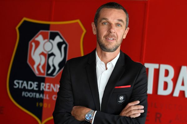 Nicolas Holveck lors de son arrivée au Stade Rennais le 28 mai 2020. 
