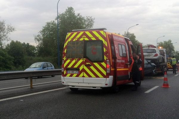 L'accident n'a fait qu'un blessé léger