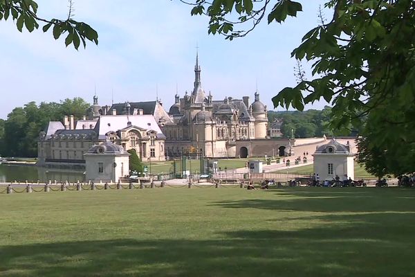 Le domaine de Chantilly, symbole touristique du département de l'Oise.