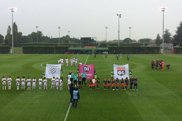 Montpellier - les filles de Lyon surclassent 5 à 0 celles du MHSC - 30 septembre 2017.