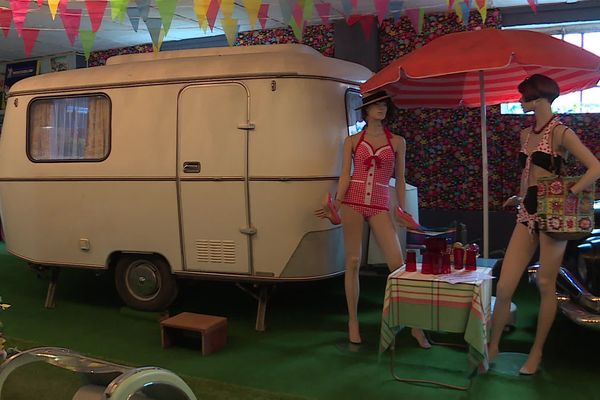 La nouvelle exposition : le camping des années 50 à 70