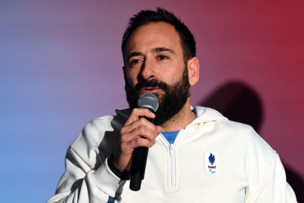 Michaël Jeremiasz au lancement des tenues olympiques et paralympiques