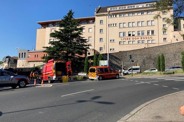 Lyon : accident mortel sur la Montée de Choulans, un piéton tué par un camion devant le lycée Don Bosco - 16/6/21