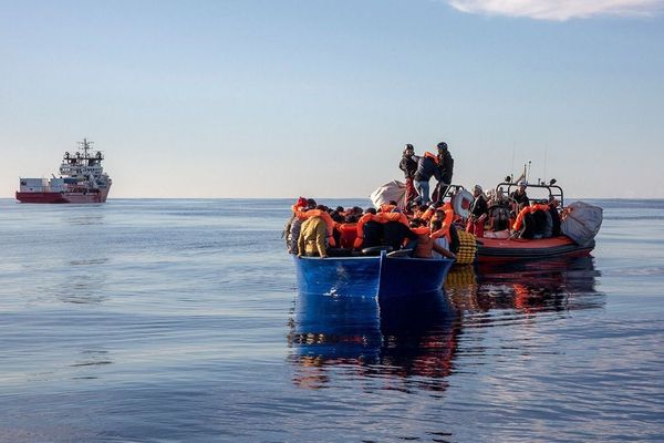 Février 2020. SOS Méditerranée vient en aide à 84 personnes au large de la Libye.