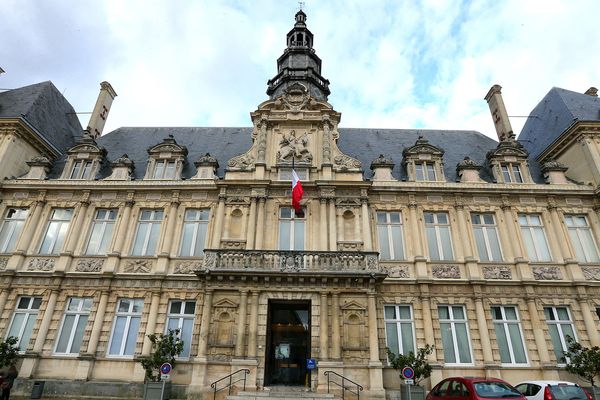 Mairie de Reims. Janvier 2014. 