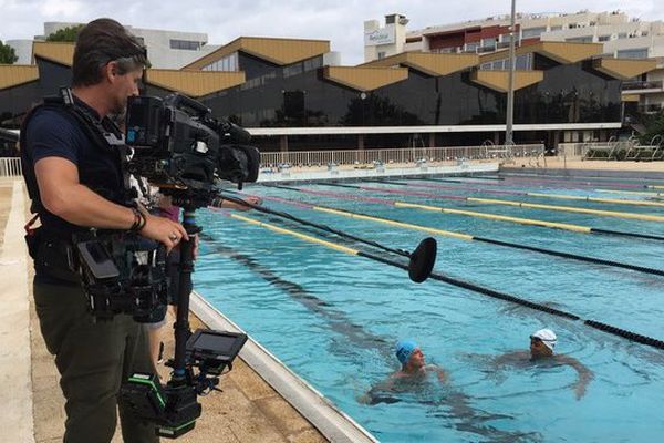 Sur le tournage de "sur les terres des champions".