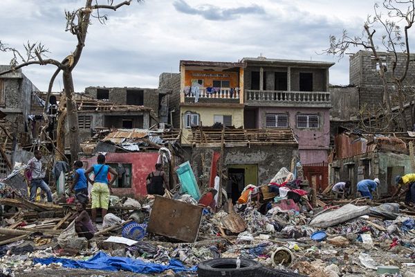 L'ouragan Matthew qui a frappé la semaine dernière Haïti a fait 372 morts