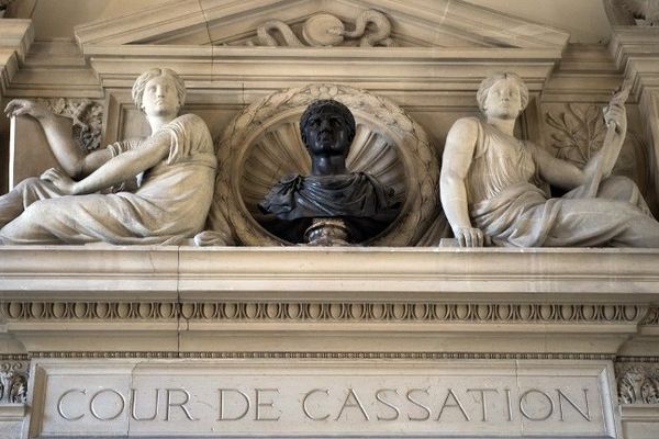 L'entrée de la Cour de cassation à Paris.