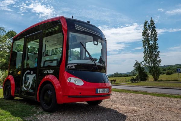 NIMFEA , navette autonome électrique qui circulera entre Vernon et Giverny (Eure) 