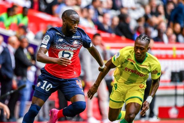 Jonathan Ikoné (à gauche), prochaine grosse vente du LOSC sur le marché des transferts ?