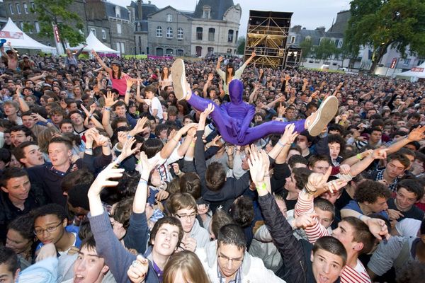 Le public au festival Art Rock à Saint Brieuc