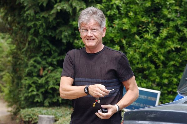 Robert Budzynski arrive au centre d'entraînement de La Jonelière à Nantes, siège du FC Nantes, le 28 Juin 2005