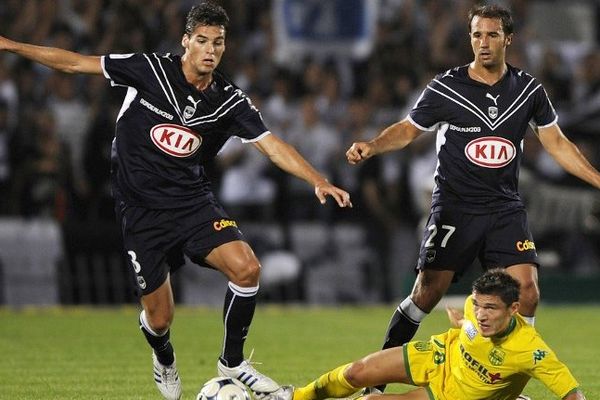 Dernier Derby de l'Atlantique en date 2008 : Claudiu Keseru, Yoann Gourcuff et Marc Planus.