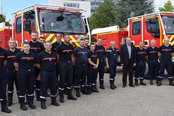 Les pompiers bas-rhinois prêts pour le départ