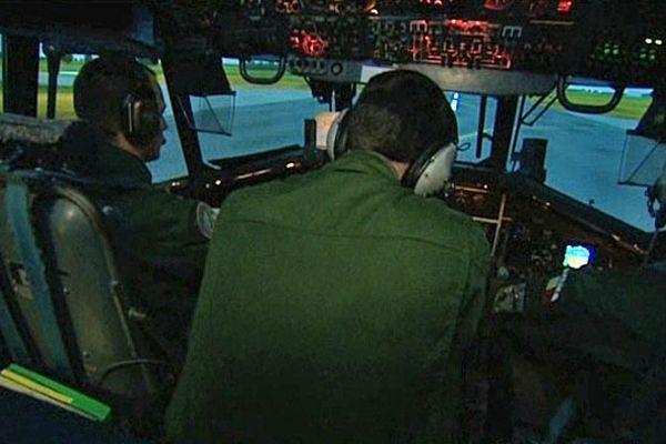 Dans un simulateur de vol de la base d'Evreux