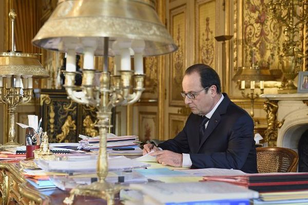 François Hollande à l'Elysée