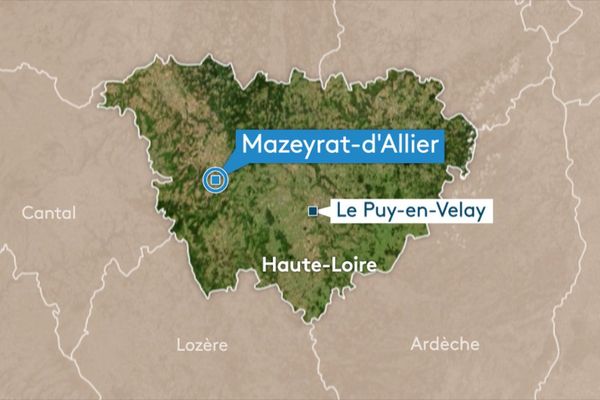 L'accident a fait un blessé sur la commune de Mazeyrat-d'Allier (Haute-Loire), jeudi 17 janvier