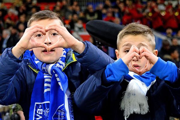 Un cœur gros comme ça chez les jeunes supporteurs de Villefranche mais cela n'a pas suffi!