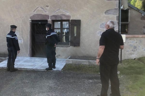 Visite à domicile des gendarmes de Haute-Saône dans le cadre du dispositif FLAME.