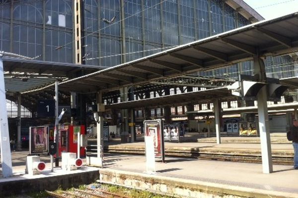 Gare Lille-Flandres ce vendredi après-midi. 