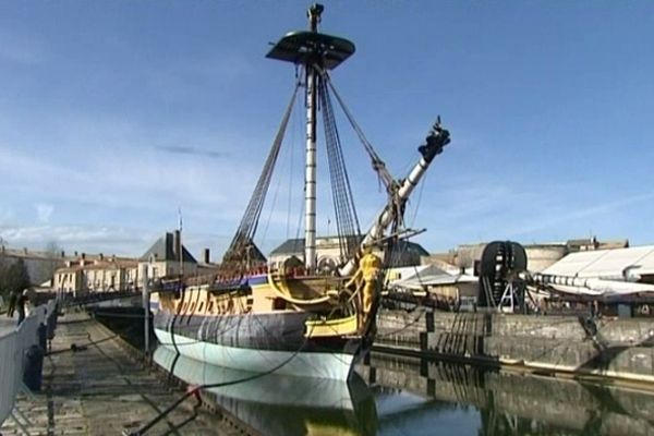 L'Hermione en chantier à Rochefort-sur-Mer (17)