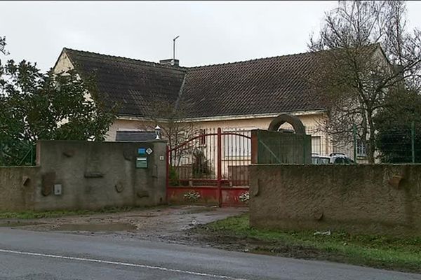 La ferme où Roland Maillard, 68 ans,  a été retrouvé mort, tué de deux coups de fusil