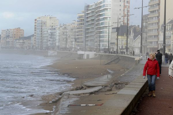 Du vent des orages et de la pluie, les prévisions météo pour cette 5ème semaine de janvier ne sont pas engageantes, ici Les Sables-d'Olonne le 7 janvier 2014