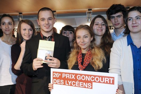 La remise du 26e prix du Goncourt des Lycéens à Rennes le 14/11/2013