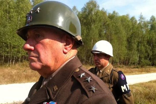 Michel Guenot, le sosie officiel du général Patton.