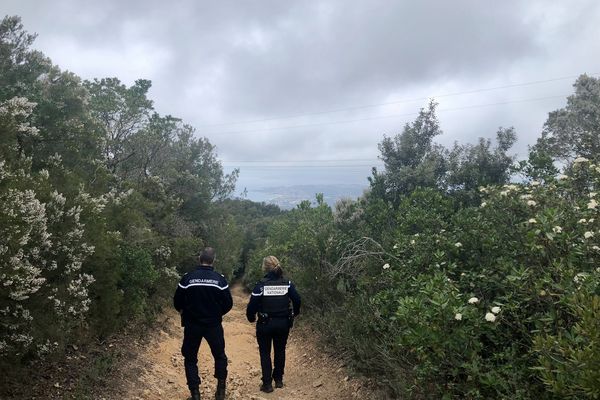 Des gendarmes en mission patrimoine environnemental au col de Gradello.