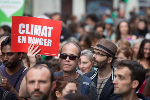 Paris 21/09/2014 Marche pour le Climat, deux jours avant le sommet des Nations unies sur le changement climatique