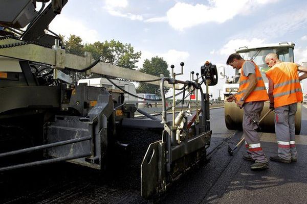 Travaux en vue sur l'A1.