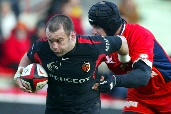 Yannick Bru, en 2005, sous le maillot du Stade Toulousain.