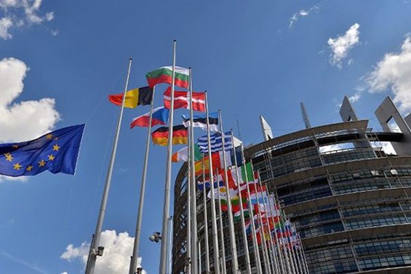 Le parlement européen de Strasbourg