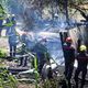 Claira (Pyrénées-Orientales) - plusieurs feux de végétation attisés par la tramontane ont mobilisé les pompiers ce week-end - 23 juin 2024.