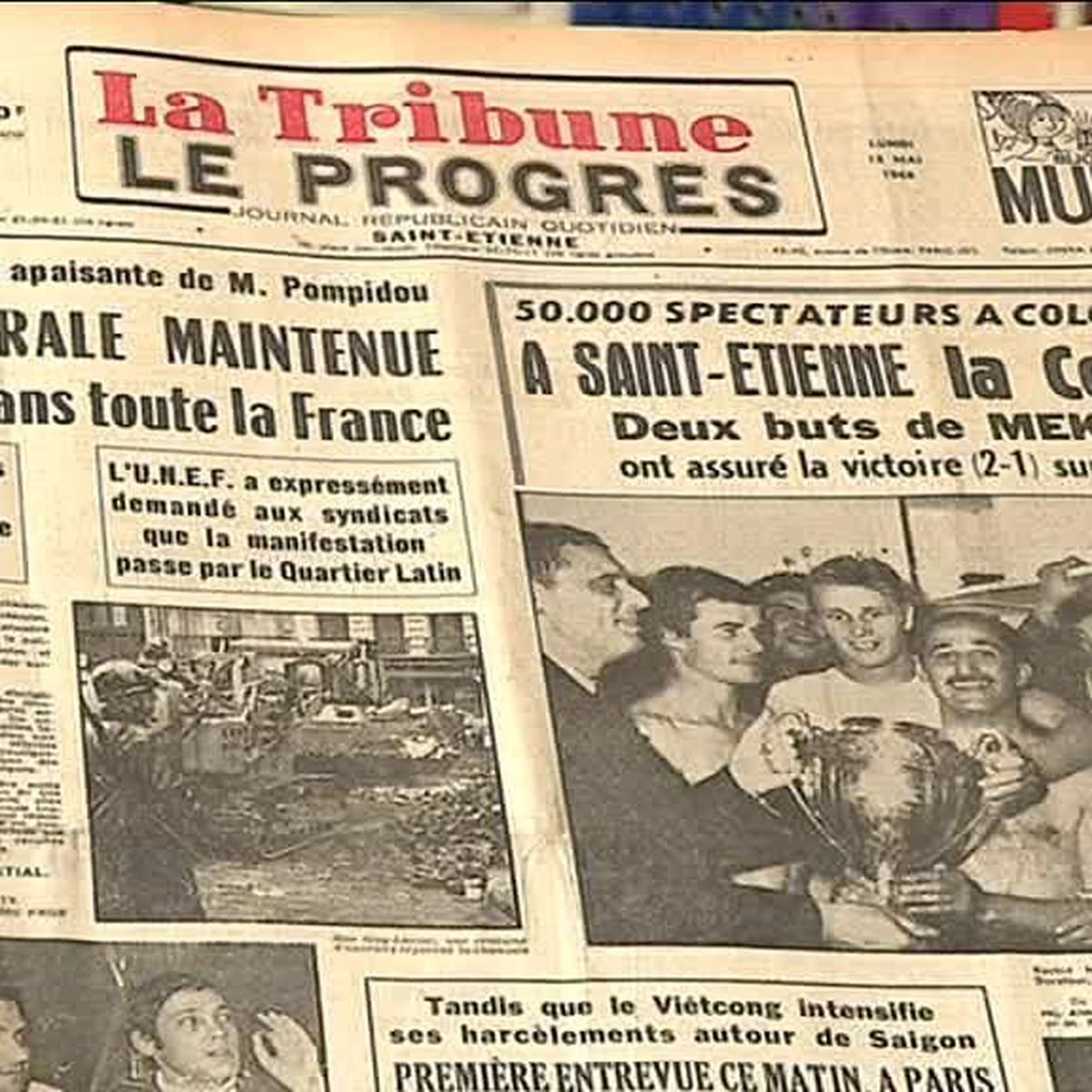 Saint Etienne 50 Ans Apres La Folle Journee Du 13 Mai 1968