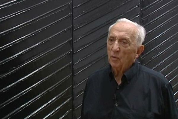 Le peintre Pierre Soulages verra le musée éponyme s'ouvrir à Rodez dans quelques mois. 