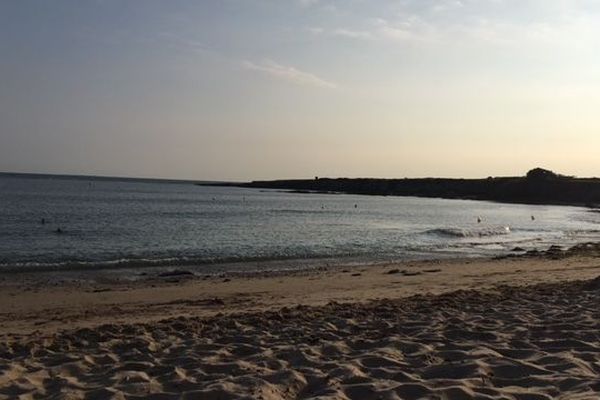 La plage de l'anse du sud à Préfailles (Loire-Atlantique) 