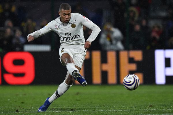 Kylian Mbappé avait déjà foulé la pelouse du stade de La Source en 2018 lors d'un match de Coupe de la Ligue et une victoire 2-1 du PSG.