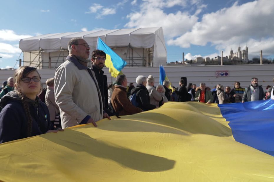 Lyon Rally in Support of Ukraine: Two Years After Invasion, Message to ‘Never Forget’