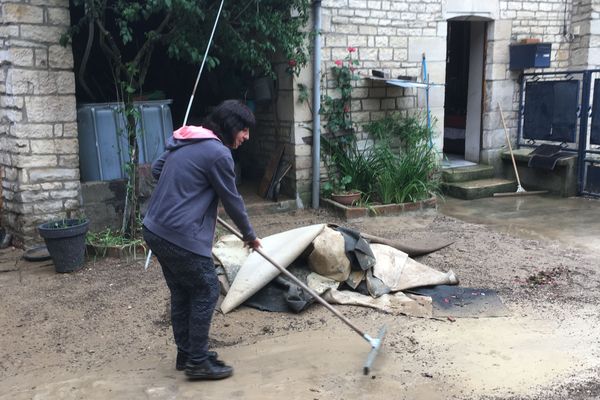 Les inondations à Cirfontaines-en-Azois en Haute-Marne