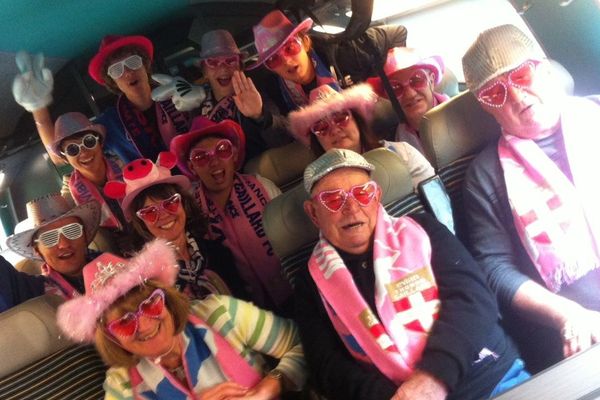 Les supporters de l'ETG à bord des TGV direction Paris.