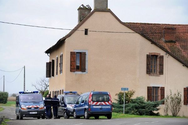 La maison du crime, dans le village de Nouilhan (65), où le nonagénaire a été tué.