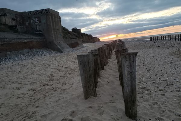 De petites apparitions du soleil aujourd'hui à Sangatte