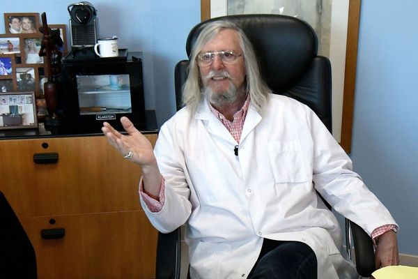 Le professeur Didier Raoult, directeur de l'IHU Méditerranée Infection et défenseur de la chloroquine pour traiter le coronavirus