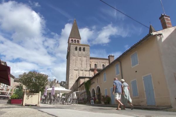 La ville de Tournus (Saône-et-Loire)