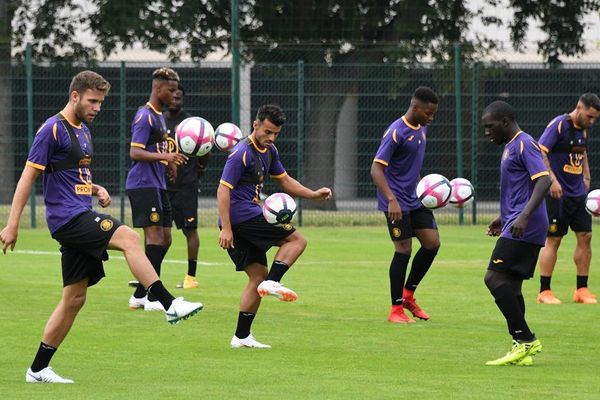 La reprise de l'entraînement du Toulouse Football Club