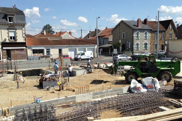 Les travaux ont lieu sur un terrain de 4 000 m2. 