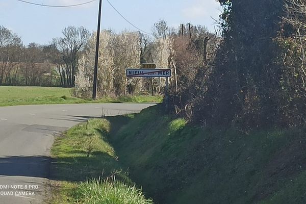 Dans un fossé sur la route de l'Aubreçay, à la sortie de Nieul-sur-Mer, le corps de Laurence Prézelin a été retrouvé en février 2022, à l'endroit où elle a été signalée pour la dernière fois un mois plus tôt.